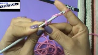 PARA ZURDOS APRENDIENDO A TEJER GANCHILLO CROCHET CLASE 1 PRINCIPIANTES [upl. by Steward]