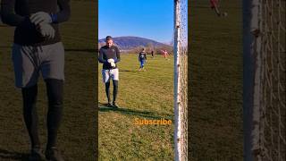 ⚽Goalie last second save futbol calciofootball soccerviralomsak [upl. by Nostrebor]