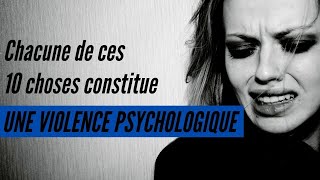 CHACUNE de ces 10 choses constitue une violence psychologique – Oui vraiment [upl. by Lathrope276]