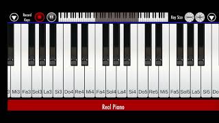 simple piano solfage of fayrouz adesh kan fi nas [upl. by Nazus337]