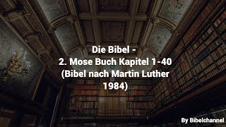 Die Bibel  2 Mose Buch Kapitel 140 Bibel nach Martin Luther 1984 [upl. by Saisoj]