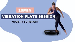 10MIN VIBRATION PLATE WORKOUT [upl. by Yllaw]