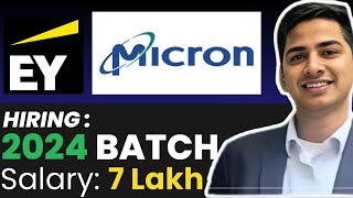 Micron Technology Hiring  Direct Test Hiring 2024  2024 batch hiring off campus  Careers Drive [upl. by Rufe848]