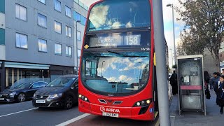 spare  curtail Short Journey on Arriva London HV58 [upl. by Kenelm392]