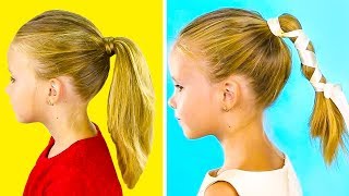 15 PRETTY 1MINUTE HAIRSTYLES FOR LITTLE GIRLS [upl. by Yale]