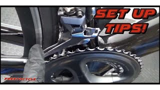 Shimano Ultegra R8000 Front Derailleur Set Up Tips [upl. by Isidor509]