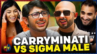 CARRYMINATI VS SIGMA MALE  REACTION [upl. by Waylen]