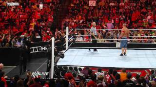 Raw John Cena vs RTruth [upl. by Dlorah729]