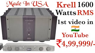 Best amplifier in the world  best amp for home use  Krell FPB 200 power amp  Krell ksp 7b pre amp [upl. by Isolde996]