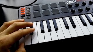 Sync MPK Mini arpeggiator to external tempo [upl. by Tocs]