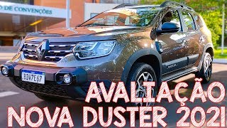 Avaliação Nova Duster 2021 16 CVT FICOU MUITO MELHOR [upl. by Dnob624]