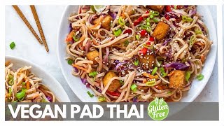 Best Pad Thai  Easy Vegan Pad Thai gluten free shorts [upl. by Rednav]