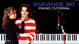 VIDEOCLUB  Enfance 80  Piano Cover Instrumental [upl. by Mateusz]