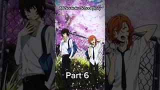 Soukoku school story part 6 shorts anime cosplay [upl. by Imeaj525]