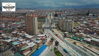 VOLANDO EN DRONE 4K  AMPLIACION AV CIUDAD DE CALI  TRAMO AV VILLAVICENCIO AV GUAYACANES [upl. by Adolphus238]