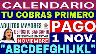 📅 CALENDARIO OFICIAL📆PAGOS ADELANTADOS☝️6000 ADULTOS MAYORES 65 🎉 PENSIÓN BIENESTAR 🎁 [upl. by Eedoj]