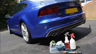 Audi RS7 QUAD Poop Shoot Polishing [upl. by Arun]