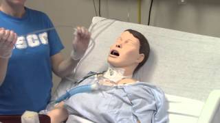 Tracheostomy Suctioning Tutorial [upl. by Inaffets]