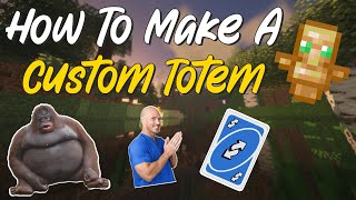 How To Make ANY PNG a Totem of Undying In Minecraft 😳 [upl. by Anohs105]