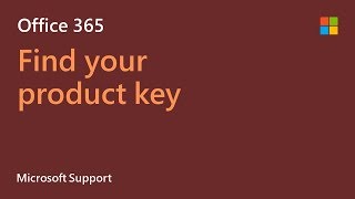 How to find your Office product key  Microsoft [upl. by Nishom]