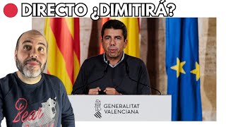 🔴MAZÓN EN DIRECTO ¿DIMITIRÁ como Presidente de VALENCIA tras CATÁSTROFE DANA actualidadespaña [upl. by Aileda]