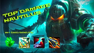 Toplane Nautilus Means BUSINESS Top Damage [upl. by Nahtnanhoj]