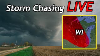 SEVERE WEATHER RISK In Wisconsin Live Storm Chasing 71324 [upl. by Leohcin]