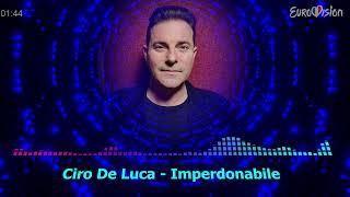 Ciro de Luca  Imperdonabile Eurovision România 2022 – audio [upl. by Nosirrah]