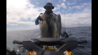 19 October 2024 Epic Jetski Fishing Day Out off Sydney  Trifecta Mahi Mahi Jewfish and Kingfish [upl. by Sturdivant]