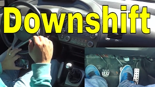 How To Downshift Without The ClutchDriving Manual Tutorial [upl. by Fielding]