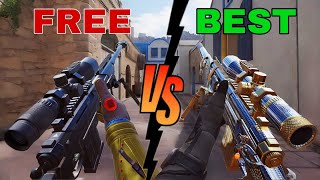 FREE DLQ Skin VS BEST DLQ Skin Which is better [upl. by Atteuqaj]