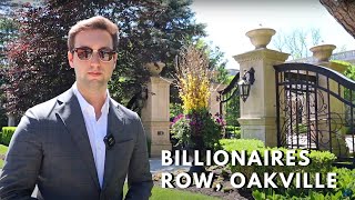 Billionaires Row Oakville Mansion Neighbourhood Tour Lakeshore Road East [upl. by Winchell]