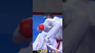 Amazing Ura mawashi Geri  France vs Kazakhstan  WKF kumite shorts karate wkf martialarts [upl. by Stafani90]