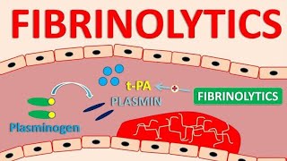 Fibrinolytic Drugs Thrombolytics [upl. by Nerfe]