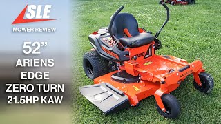 Review of Ariens 915285 Edge 52quot Zero Turn Mower 215 KAW [upl. by Emogene]