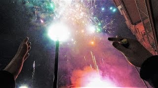 Capodanno 2018 Napoli  Fuorigrotta [upl. by Bolanger24]