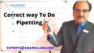 How to Practice Proper Pipetting Technique in any laboratory English [upl. by Otreblide]