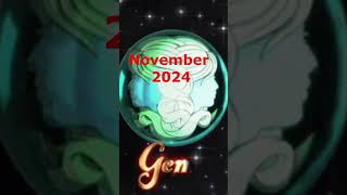 GEMINI Horoscope Predictions November 2024 Monthly Forecasts [upl. by Eneryc]