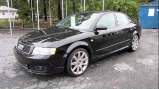 Short Takes 2004 Audi A4 18T 6speed Ultra Sport Start Up Engine Full Tour [upl. by Sirod]