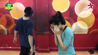 Nach Baliye 6  Raqesh and Ridhi practice lifts [upl. by Hanschen182]