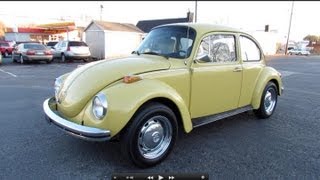 1973 Volkswagen Super Beetle VW 1303 Start Up Exhaust In Depth Review and Test Drive [upl. by Bobbi]