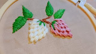 beautiful Berry 🫐 🍓 embroidery design [upl. by Tillman617]