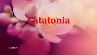 Psychiatry Lecture Catatonia [upl. by Yardna]