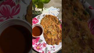 Easy Egg Partha 🍳quick and easy breakfast recipes youtubeshorts food [upl. by Heiner]