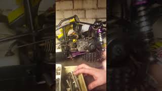 Petrol rc yama buggy fixing problems [upl. by Aknahs]