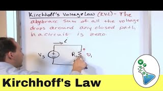 Understanding Kirchhoffs Voltage Law [upl. by Stalker]