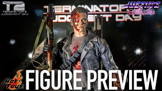 Hot Toys Terminator 2 Battle Damaged 20  Figure Preview Episode 314 [upl. by Most972]