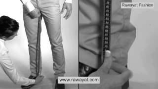 How to measure the inseam  Measurement guide  Mens body measurements [upl. by Shank]