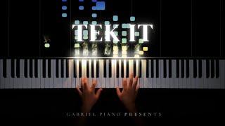 Tek it  Cafuné Piano Cover [upl. by Burroughs]