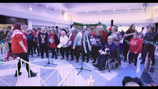 Sing4Wellbeing Choir  Christmas 2024 Fareham Shopping Centre [upl. by Analad331]